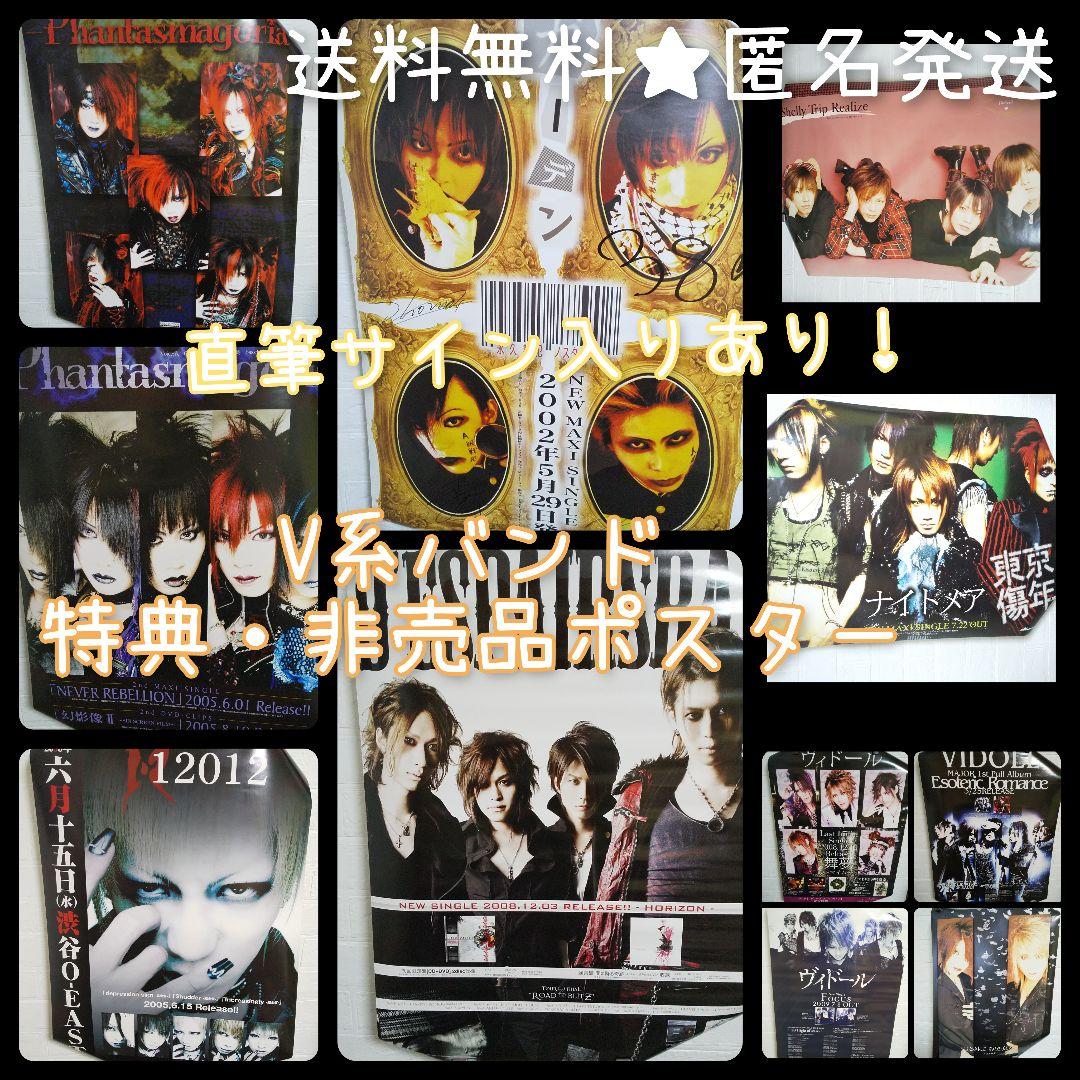 レア！V系バンド 特典・非売品 B2ポスター ガーデン ナイトメア ヴィドール