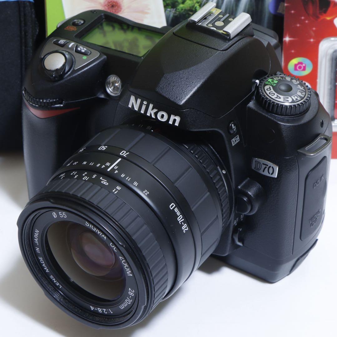 ★スマホに送れる一眼レフ★WiFi★ Nikon D70セット♪