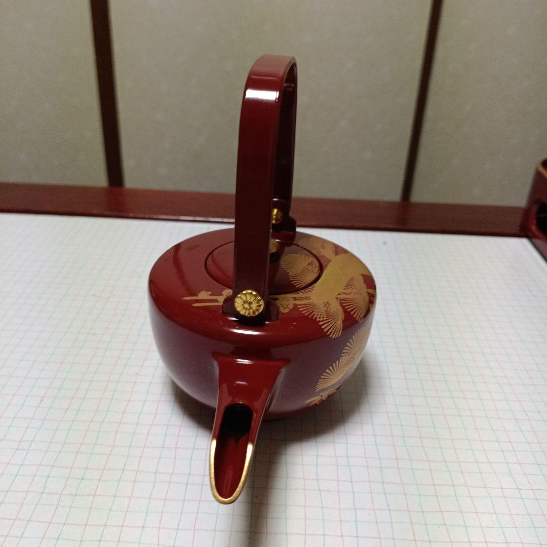 漆器 茶器セット 金箔装飾