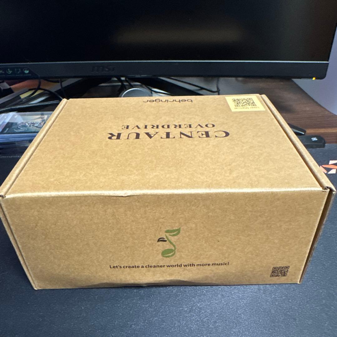 新品未使用！behringer CENTAUR OVERDRIVE ベリンガー