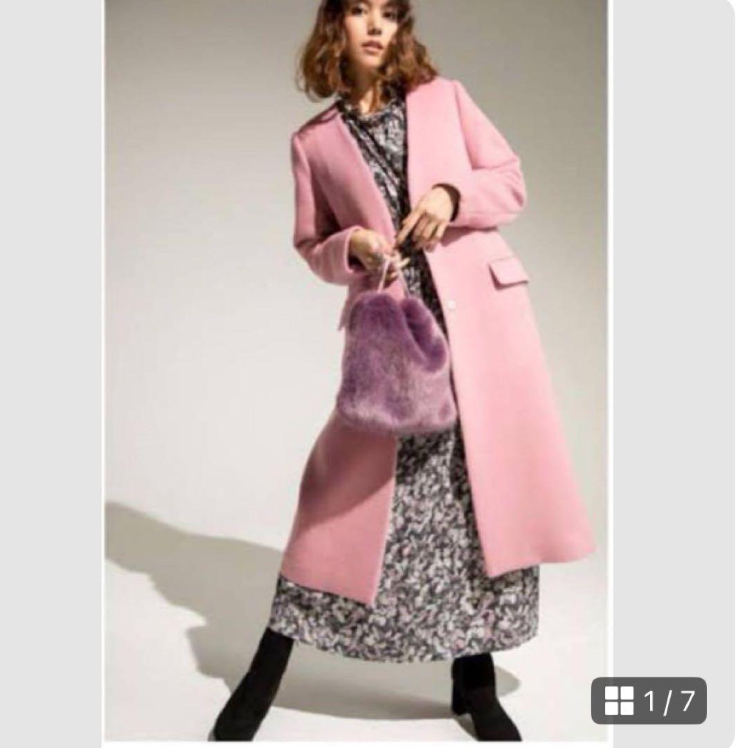 ROPE' 【PONTETORTO】シャギーノーカラーコート新品¥39,600