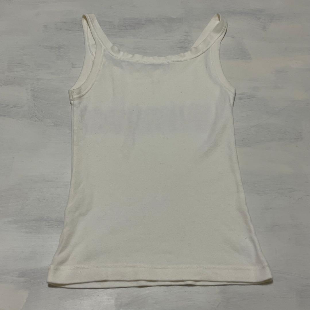 レア　ヒステリックグラマー タンクトップ ロゴ グリッター プリント