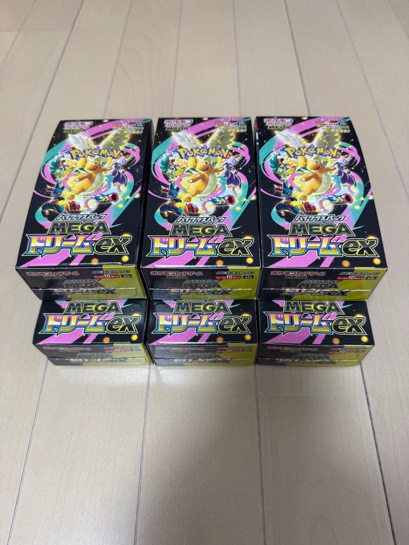 6BOX ハイクラスパック MEGAドリームex ポケモンカード