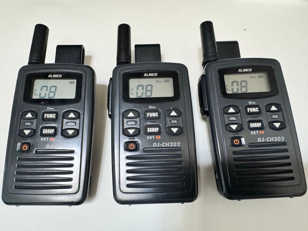 アルインコ　DJ -CH202S 中古3台セット　インカム