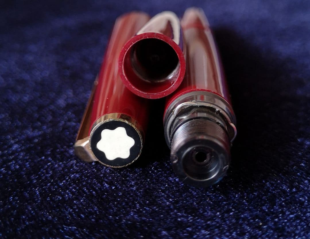 MONTBLANC 万年筆 GERMANY 320 ペン先 14金 ボルドー