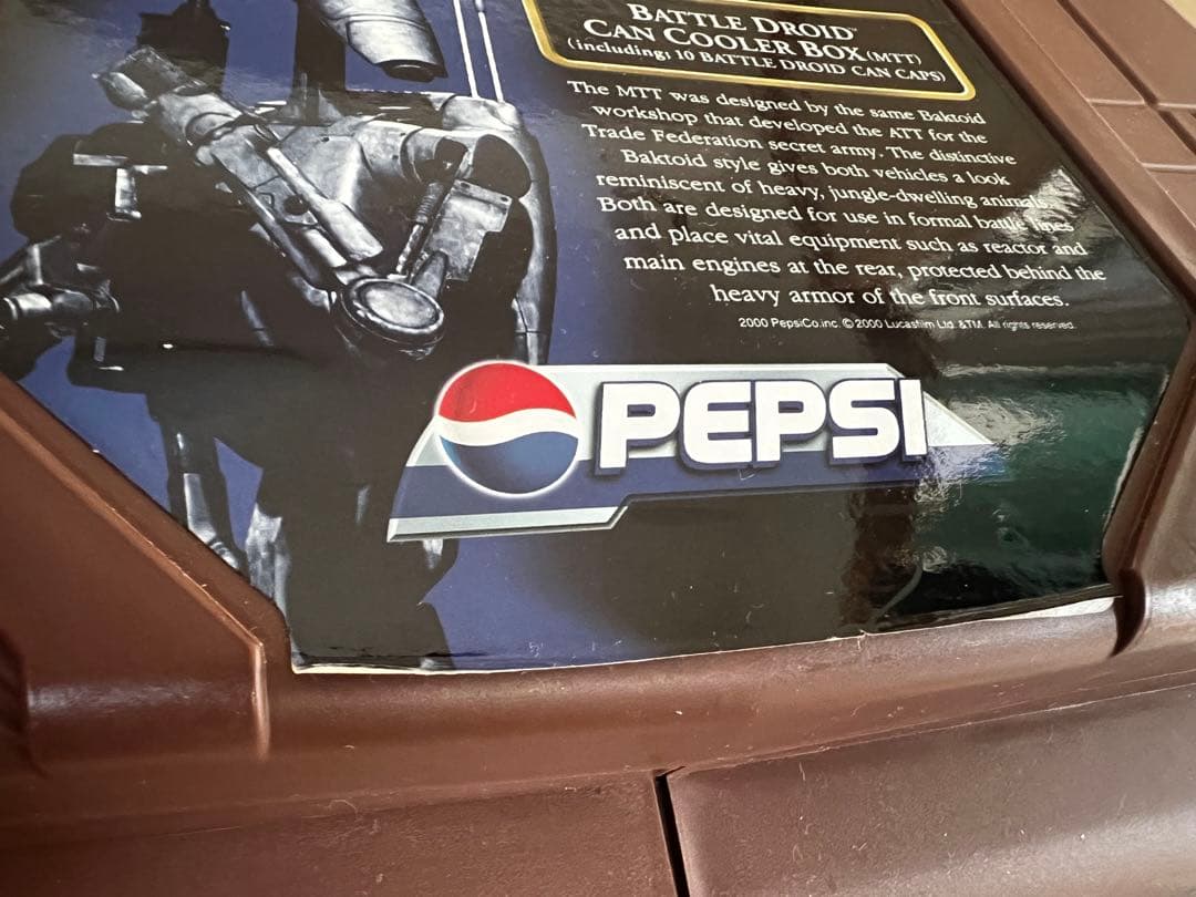 STARWARSバトルロイド缶クーラーBOX　ペプシ懸賞非売品