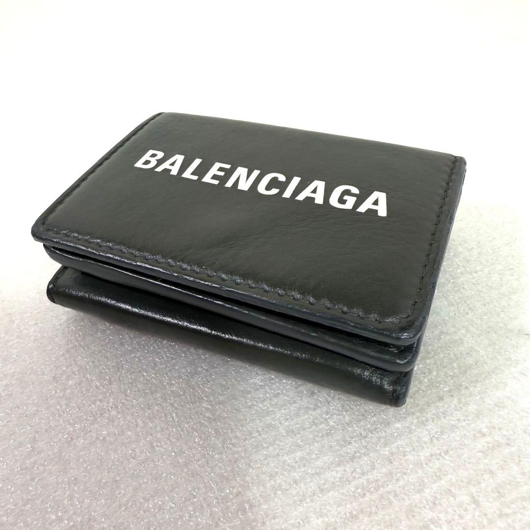 ryo★☆  バレンシアガ 三つ折り財布　エブリデイ　 グレー　レディース