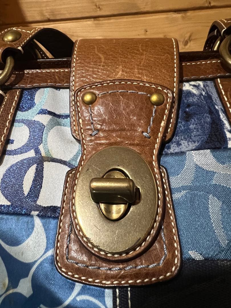 パッチワークデザイン ハンドバッグ