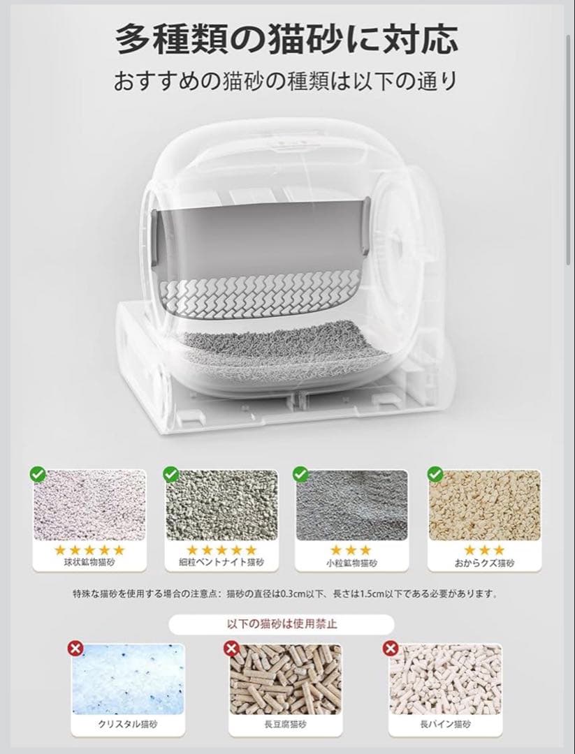 自動猫トイレ 遠隔操作 専用アプリ管理 IOS/Android対応