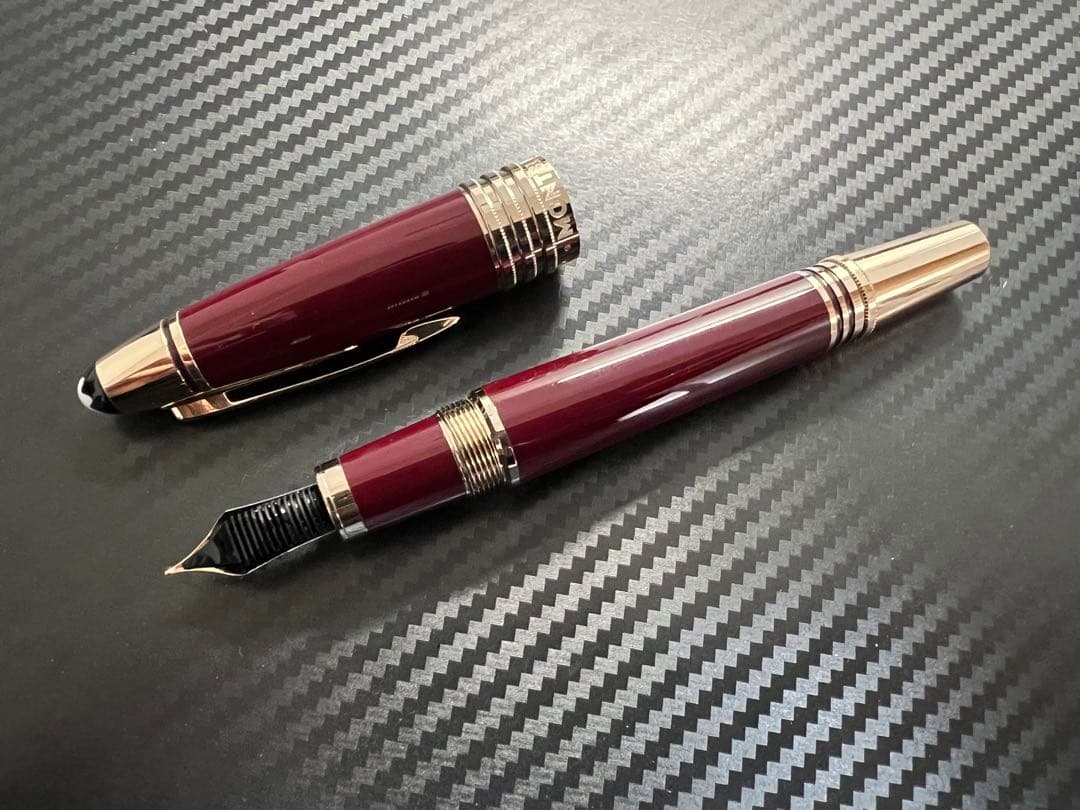 モンブラン グレートキャラクターズ ケネディ F 細字 万年筆 バーガンディ
