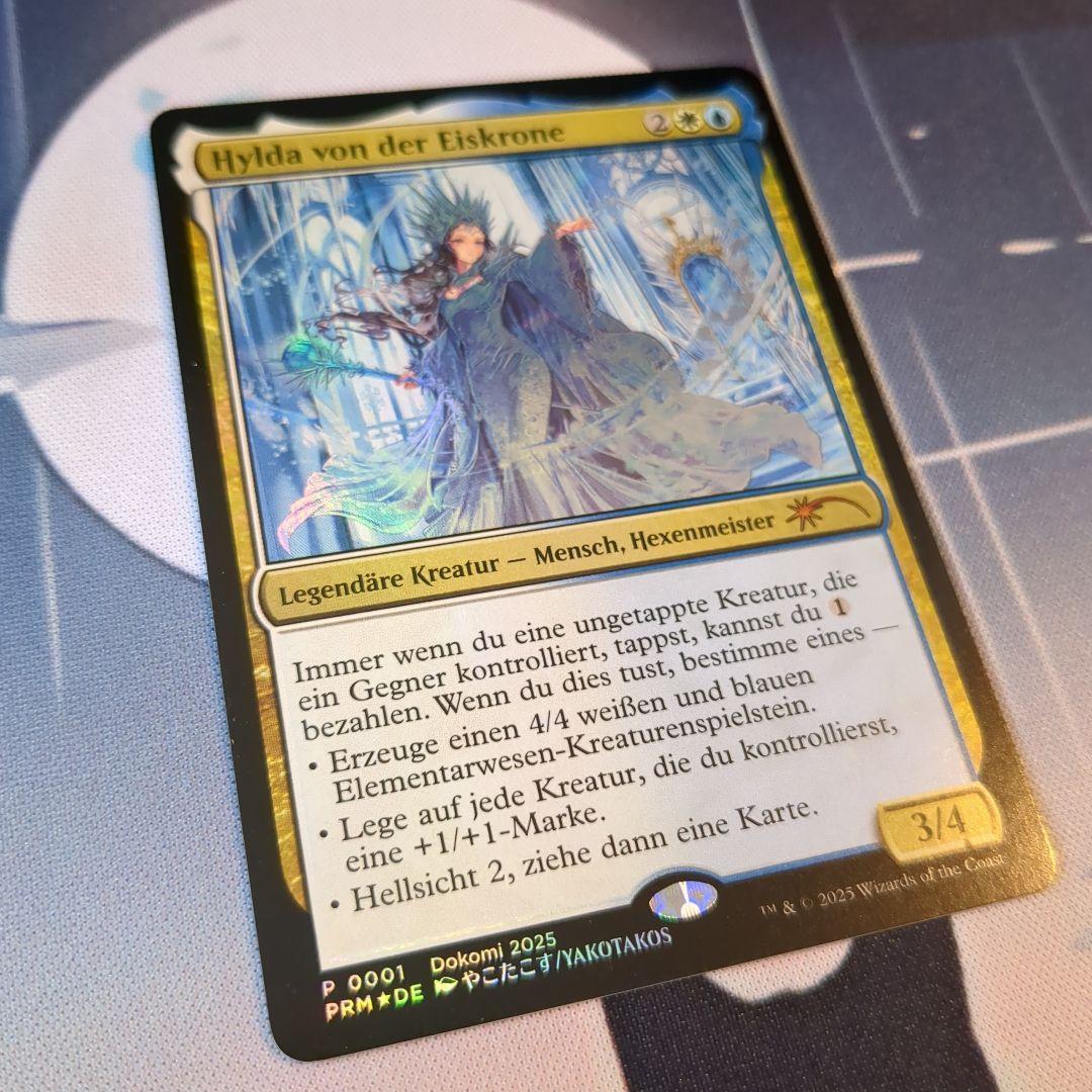 MTG 氷冠のヒルダ プロモ Foil ドイツ語