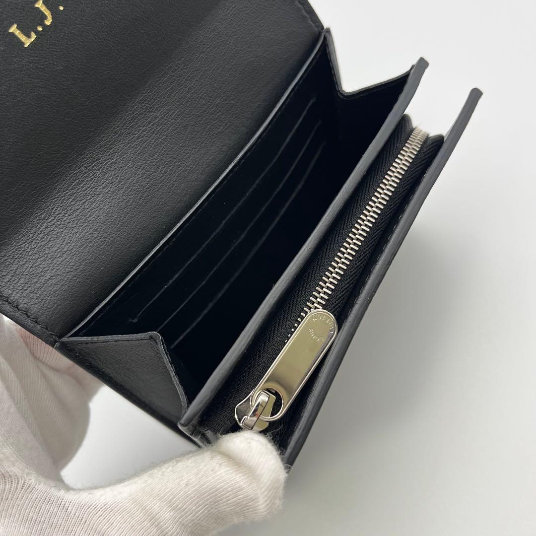 ✨極上美品✨ルイヴィトン モノグラム マヒナ イリス コンパクト黒 二つ折り財布