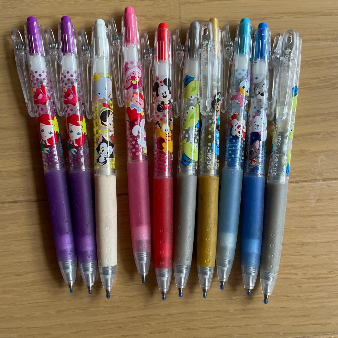 匿名発送ディズニーランド　ボールペン　ジュース　ミッキー　ミニー　ドナルド