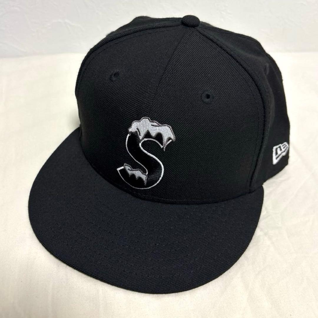 【美品】Supreme S Logo New Era Ice \