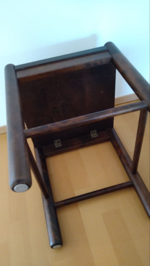 ★北海道民芸家具★スツール サイドテーブル 椅子 花台 アンティーク★