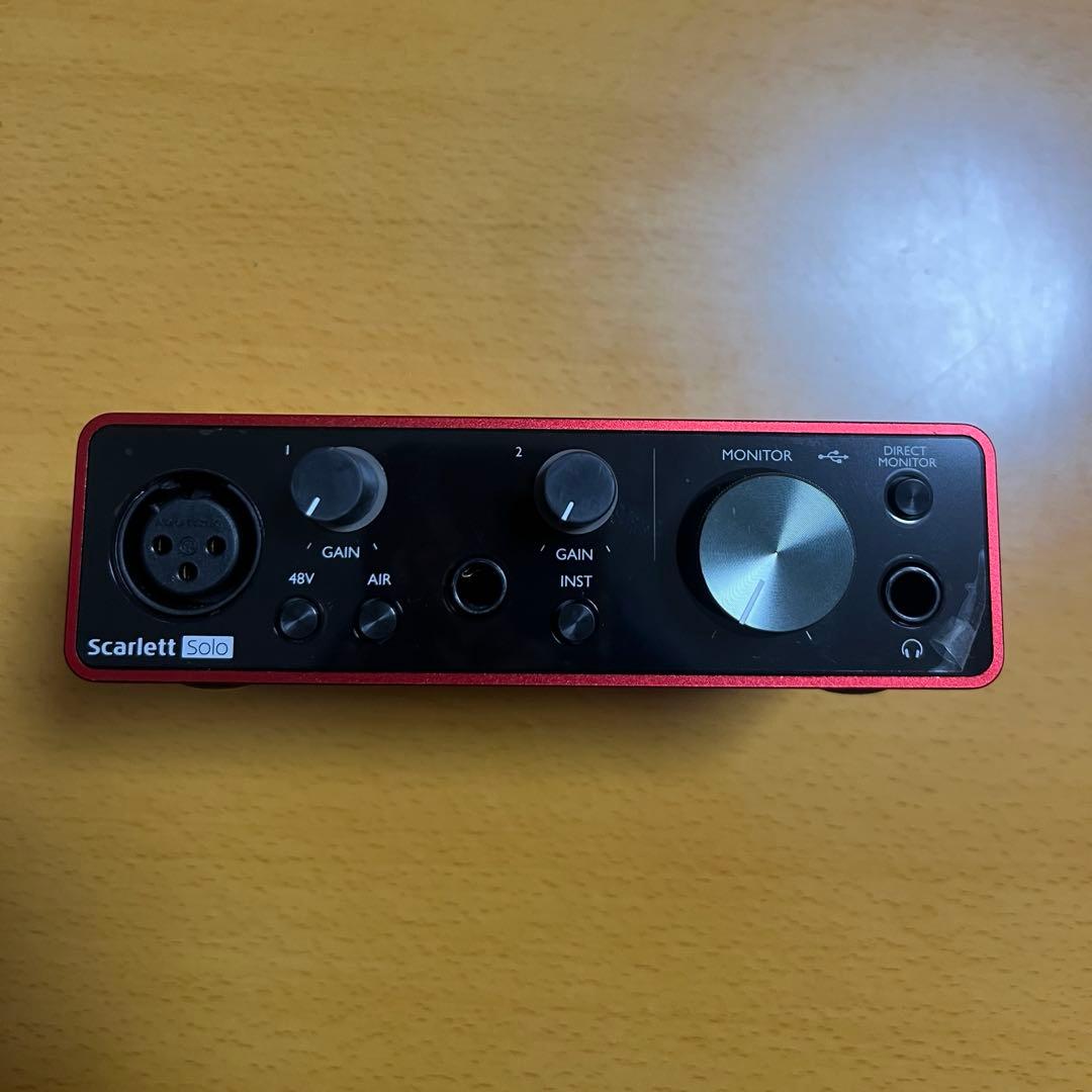 【1/6さち】Focusriteオーディオインターフェイス