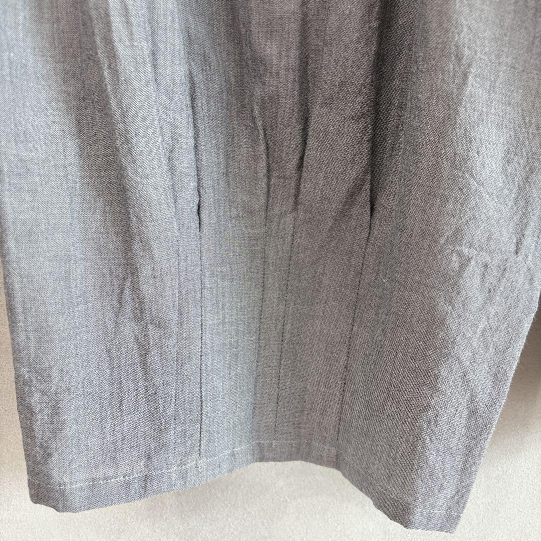 309 慈雨 ジウ　タックワイドパンツ　バルーンパンツ　ゆったり　綿100% L