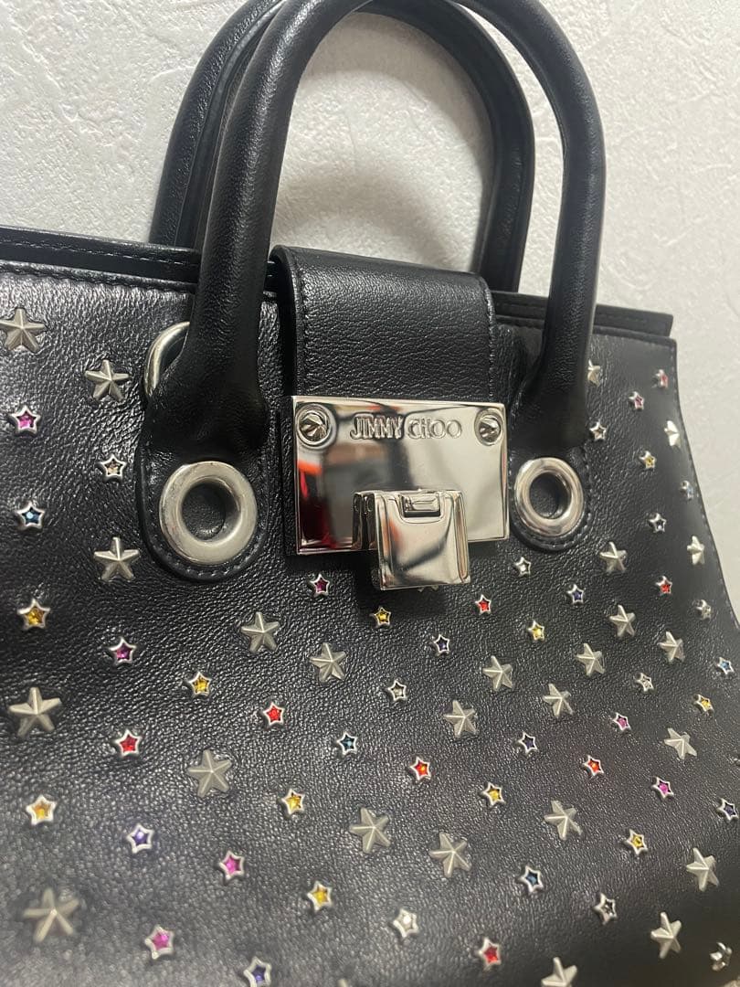 JIMMY CHOO ジミーチュウ バッグ レイリー カラフルスタッズ 2way