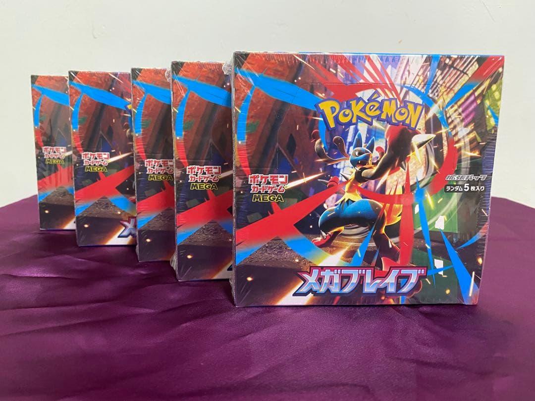 ポケモンメガレイブ /メガシンフォミア✖️5ボックス=10ボックス➡️シュリンク付き