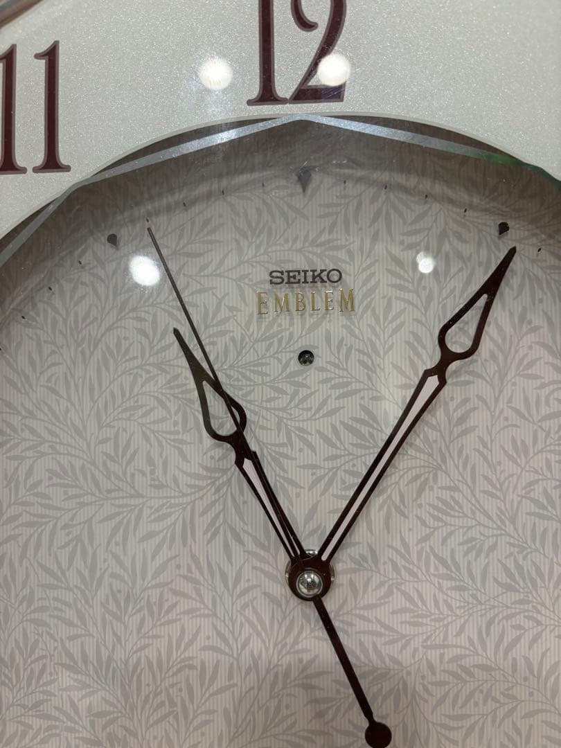 SEIKO EMBLEM HS524A セイコー エンブレム ホワイト 掛時計