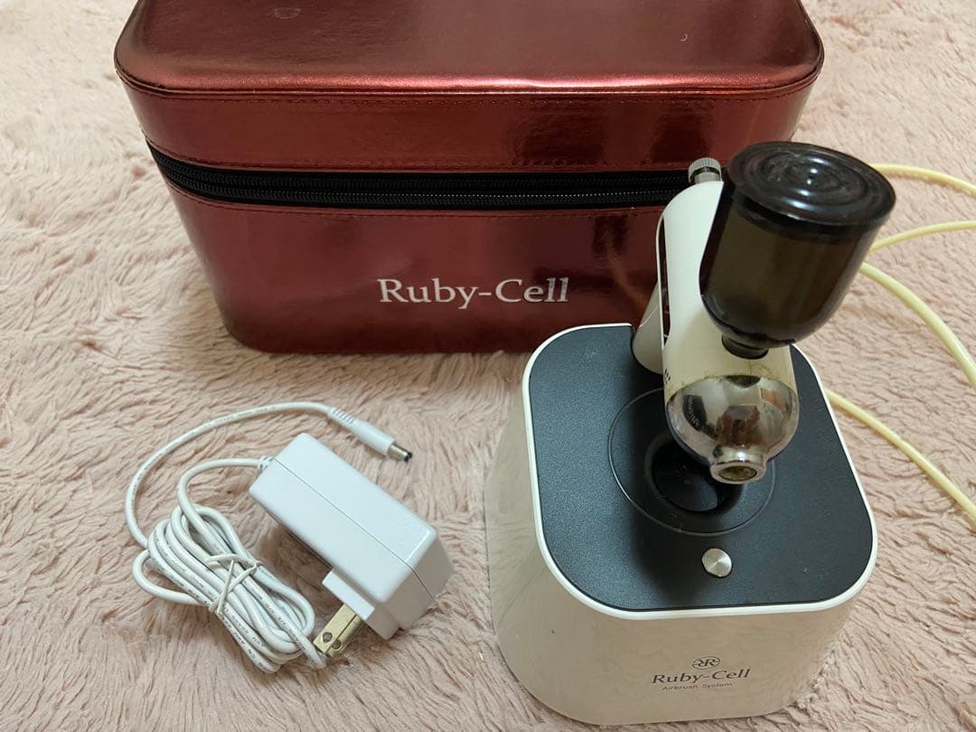 アフロゾーン☆ルビーセル☆エアブラシセット 充電器✳︎取扱説明書✳︎ケース付