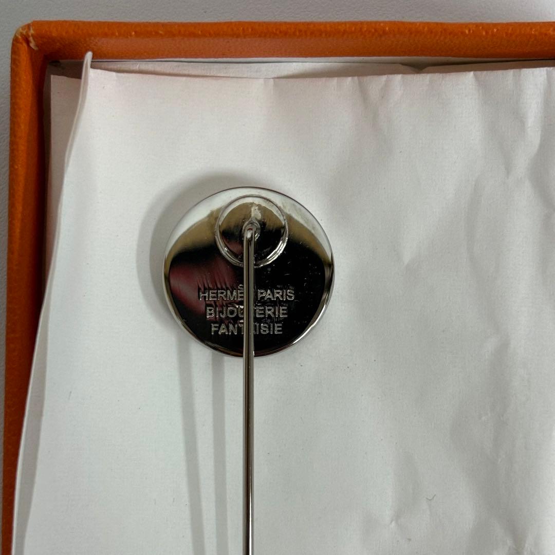 HERMES エルメス ピンブローチ コロゾ　馬柄