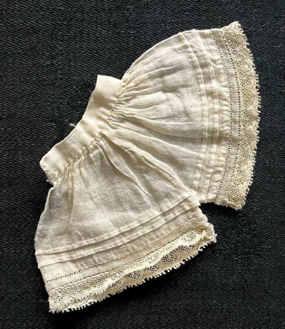 アンティークフランスフレンチビスクドール小さなドール用ドレスセットミニョネット