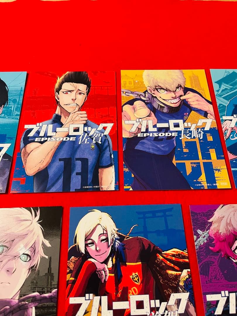 ブルーロック　ミヒャエル・カイザー　滋賀　凪　兵庫　イラストカード　他　計7枚