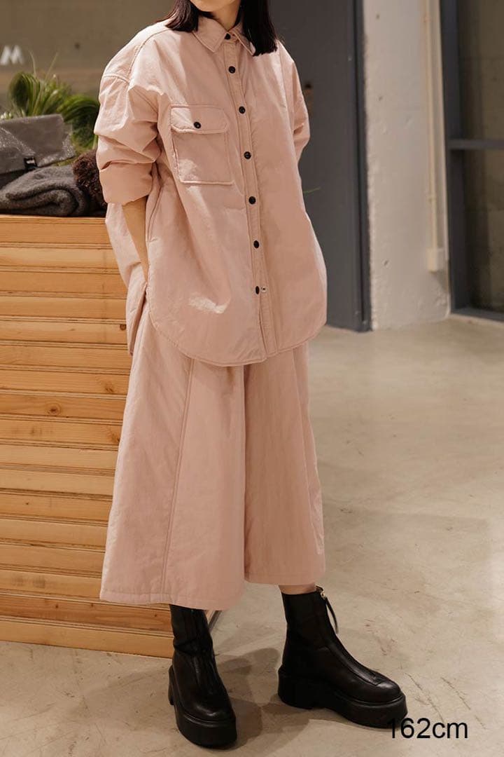 MACHATT パファーキュロットパンツ／セットアップ対応