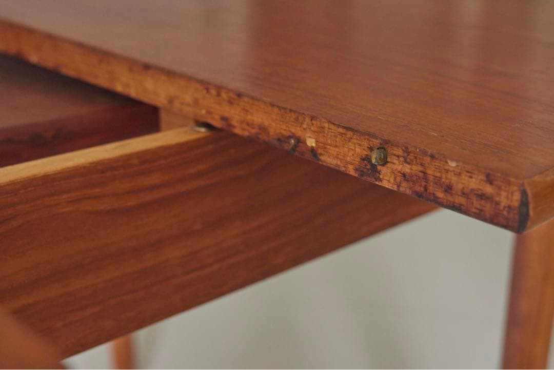 伸縮ダイニングテーブル　イギリスアンティーク　エクステンション