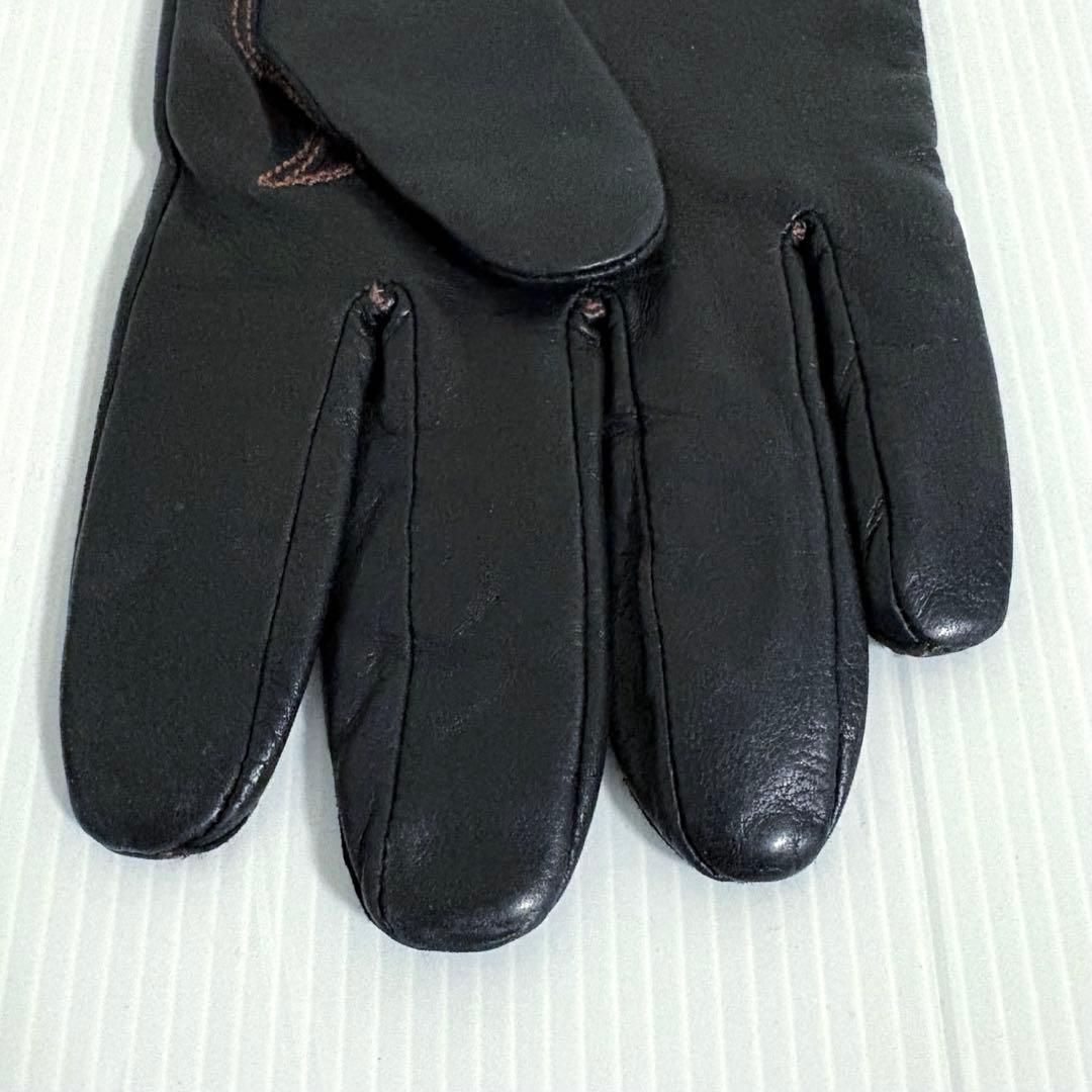美品　ヴィヴィアンウエストウッド　革手袋　本革　ブラック