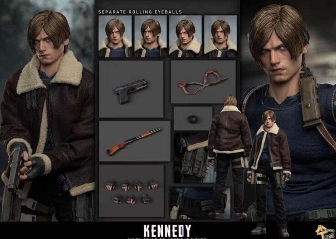 [希少]バイオハザード4 フィギュア　レオン&アシュリー　レオン・S・ケネディ