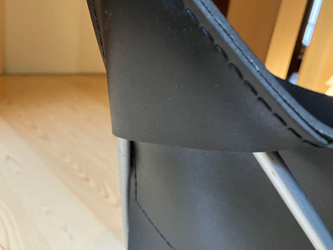 カリモク　karimoku マガジンラック　本革　レザー　BKF バタフライ