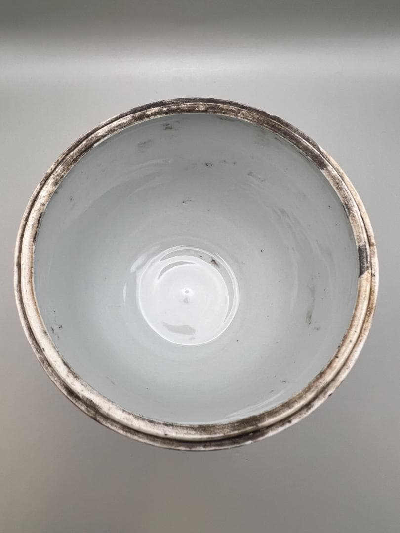 【海】粉彩茶壺　花鳥文　時代　骨董品 時代品 中国美術