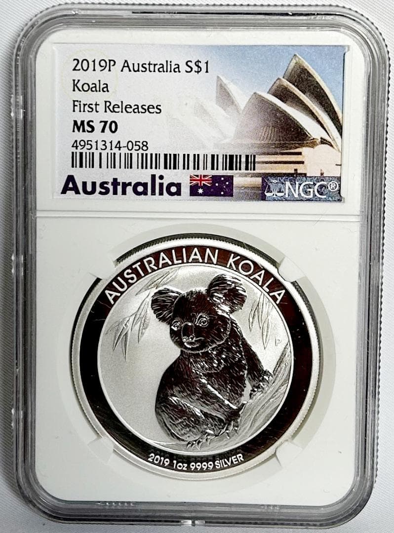 2019年 オーストラリアコアラ NGC MS70 4951314-058