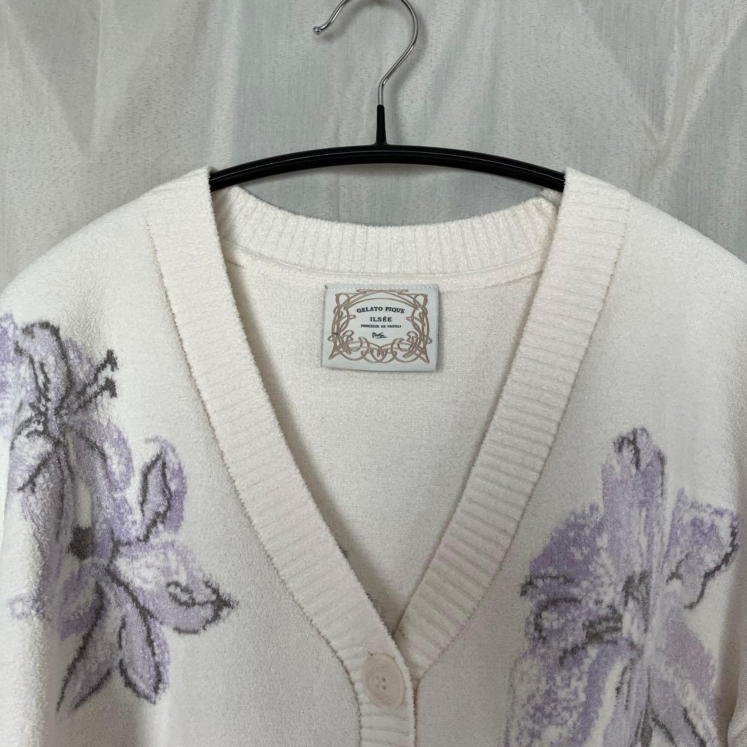 【ジェラピケ】MUCHA リリージャガード　カーディガン