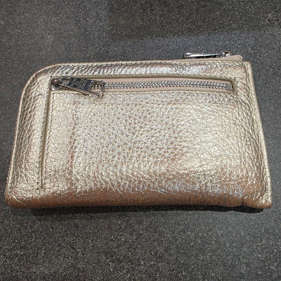 【金運UP】SALON DE ALFURD　ミニ財布　ゴールド【ストラップ付き】