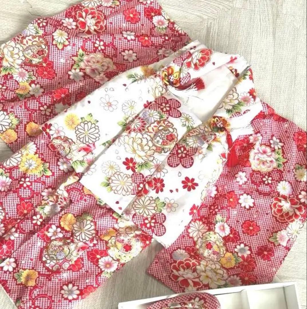 着物のみ未使用⭐️七五三 3歳　女の子　着物小物セット