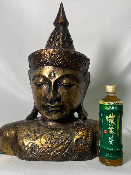 455❣️ 仏像　胸像　木彫刻　オブジェ