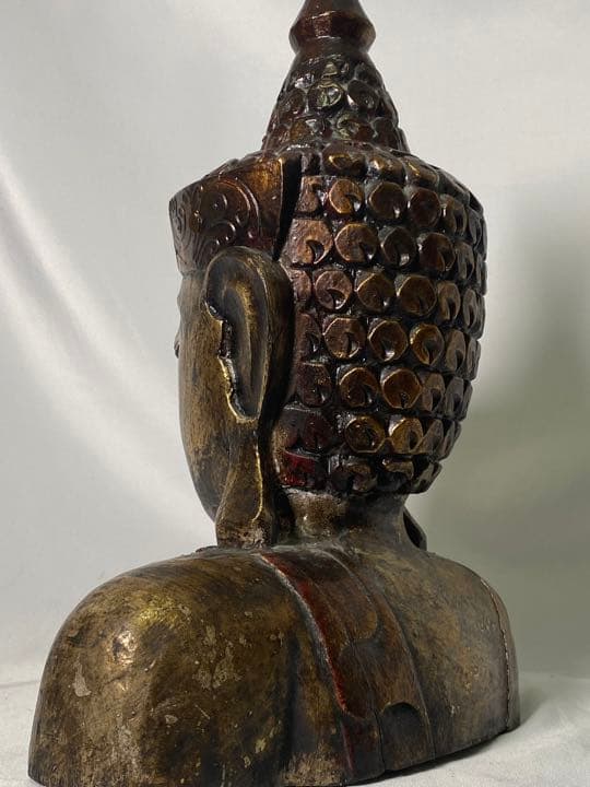 455❣️ 仏像　胸像　木彫刻　オブジェ