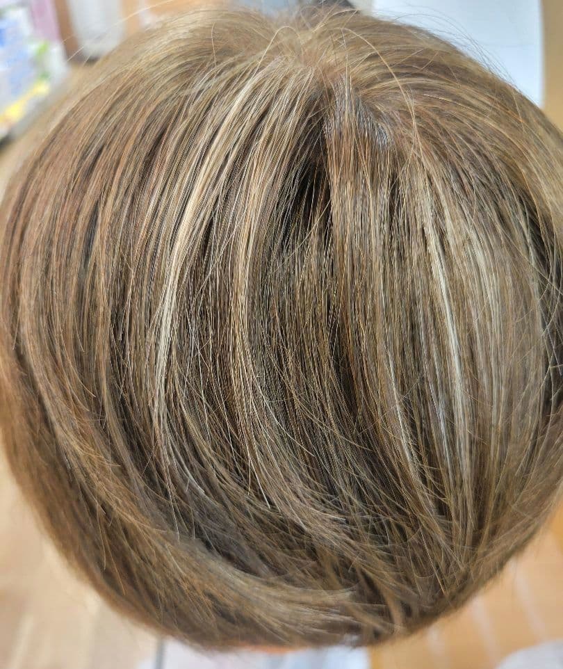 8分ウィッグ メッシュ入り