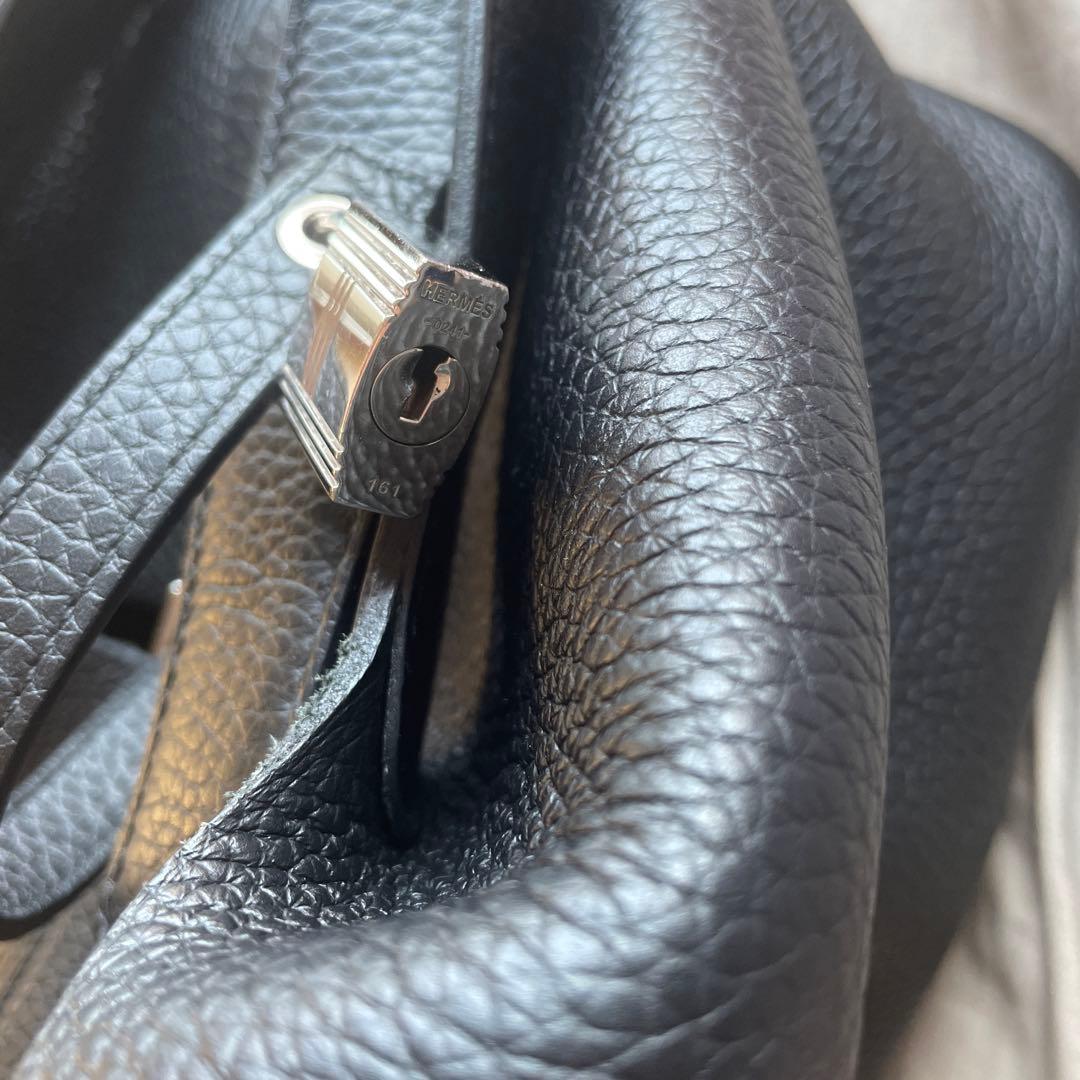 【美品】エルメス　ピコタンMM ブラック　Z刻印