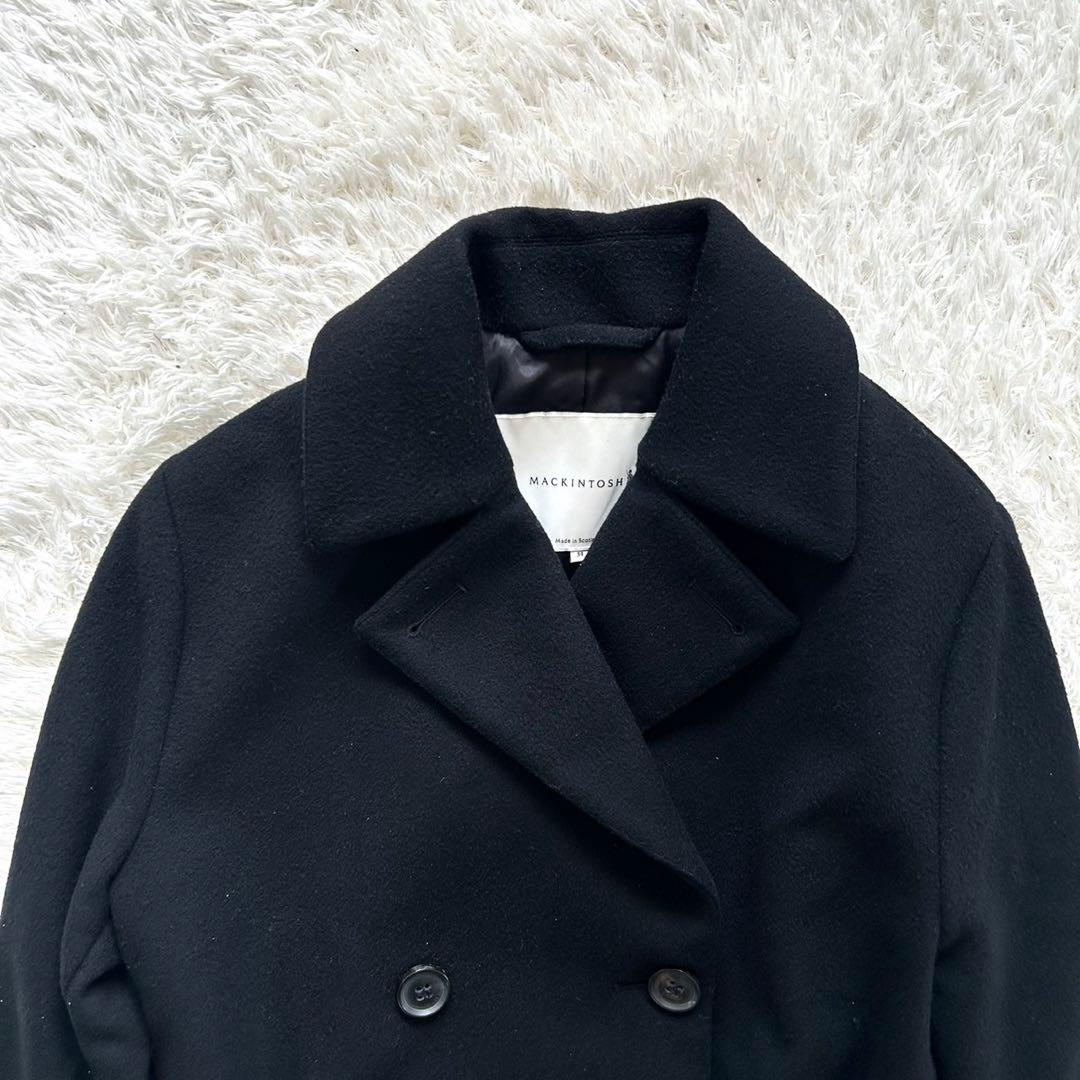 極美品　マッキントッシュ　現行　チェスターコート　ダブル　ブラック　34 英国製