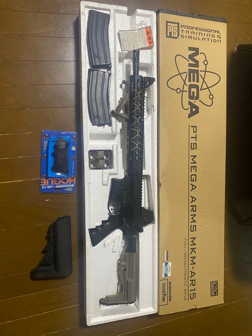 KSC PTS MEGA ARMS MKM−AR15