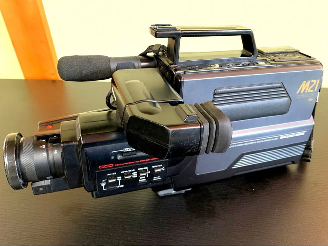 ジャンク品　ナショナルビデオカメラ　NV-M21 オプション数点付　VHS