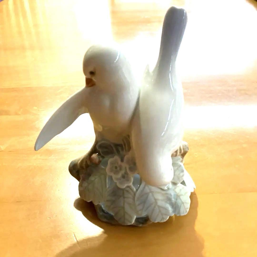 ロイヤルコペンハーゲン　lovebirds 鳥置物　ラブバード