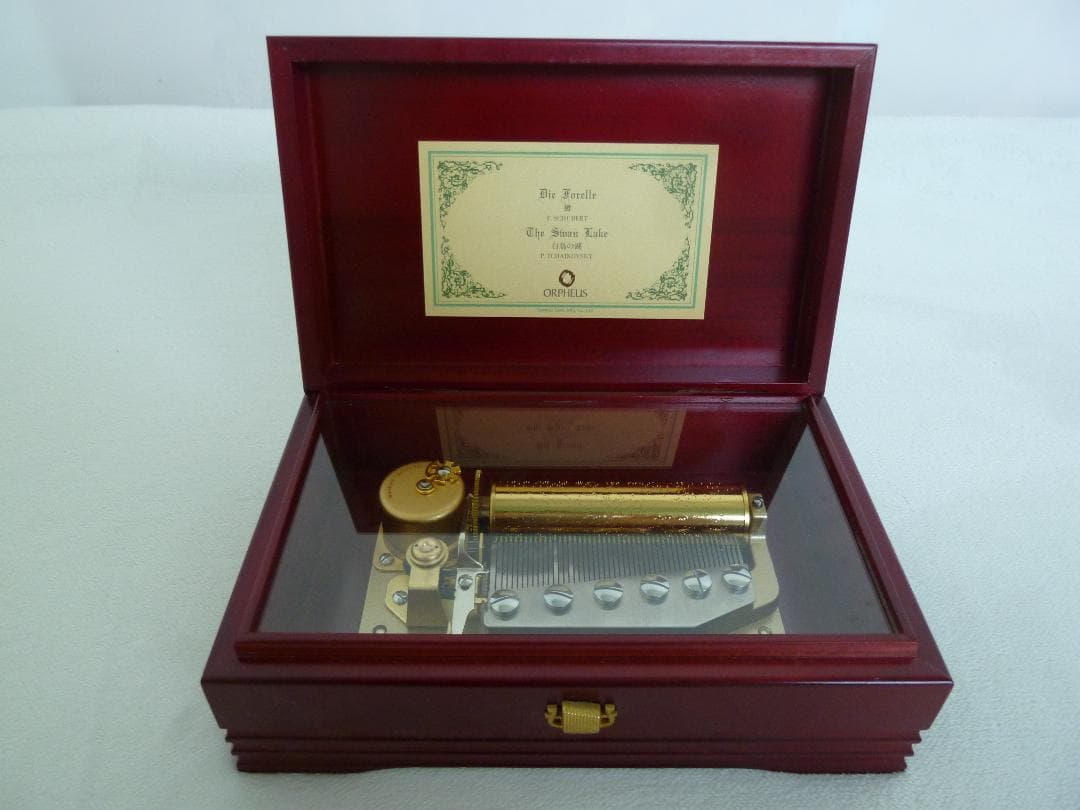 【美品】ORPHEUS 高級オルゴール （シューベルト／チャイコフスキー）