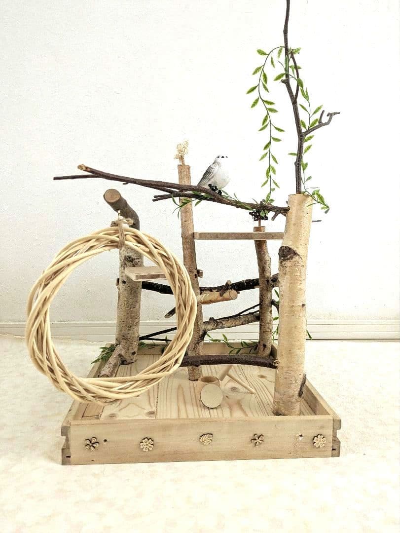 バードアスレチック　白樺の森テラス　バードトイ　餅つきセット付き