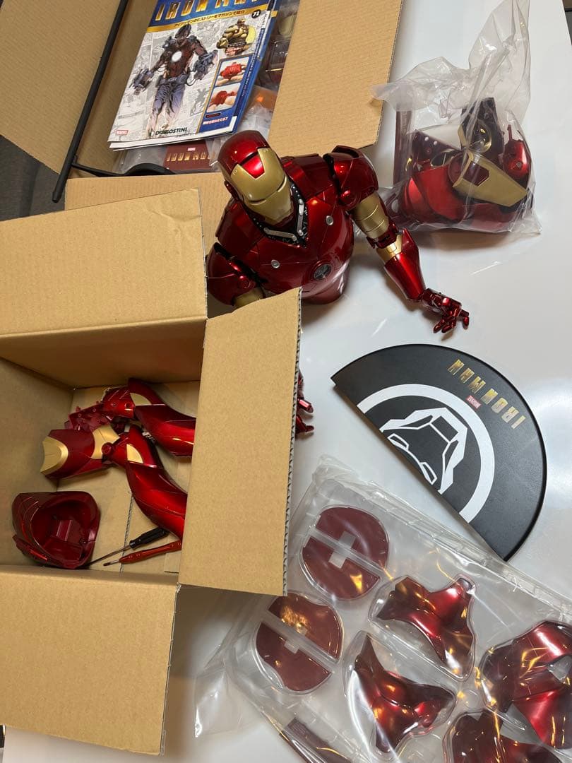 訳ありディアゴスティーニ　欠品あり アイアンマン フィギュア 約30cm