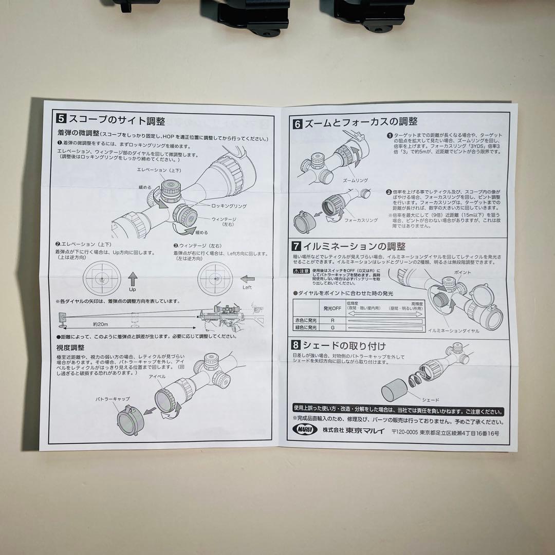 ケンケン 東京マルイ ニューイルミネーテッド ショートズームスコープ